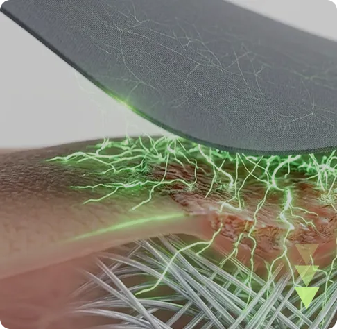 Collagen stimulation technology in Ion Sportswear activewear fabric.