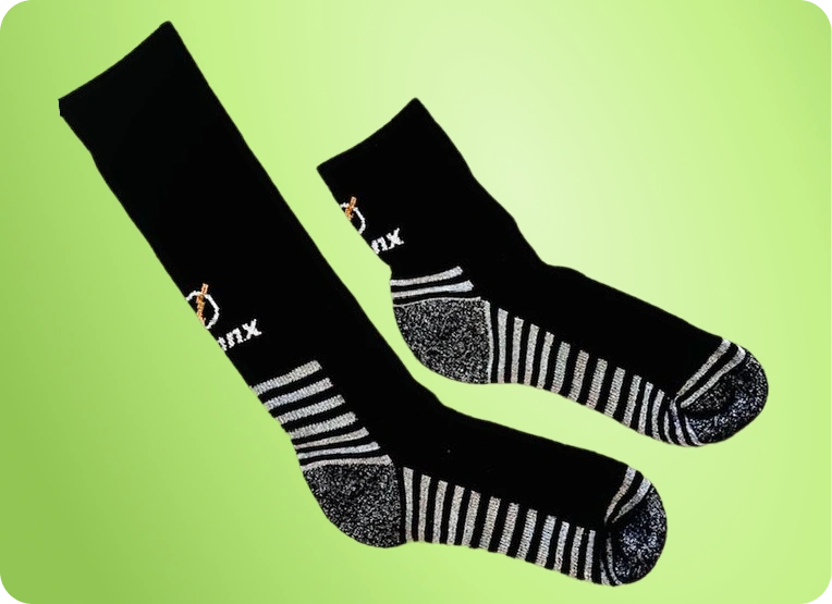 Bionx performance socks by Ion Sportswear.